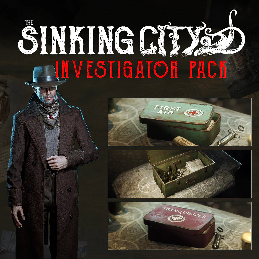 The Sinking City - Investigator Pack DLC Cover Image Epic Games