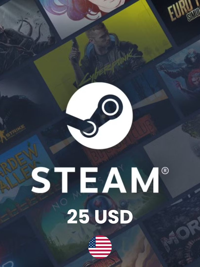 Steam Wallet 25 USD