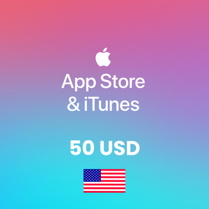 Apple iTunes & App Store 50 USD USA Gift Card Apple Cover Image
