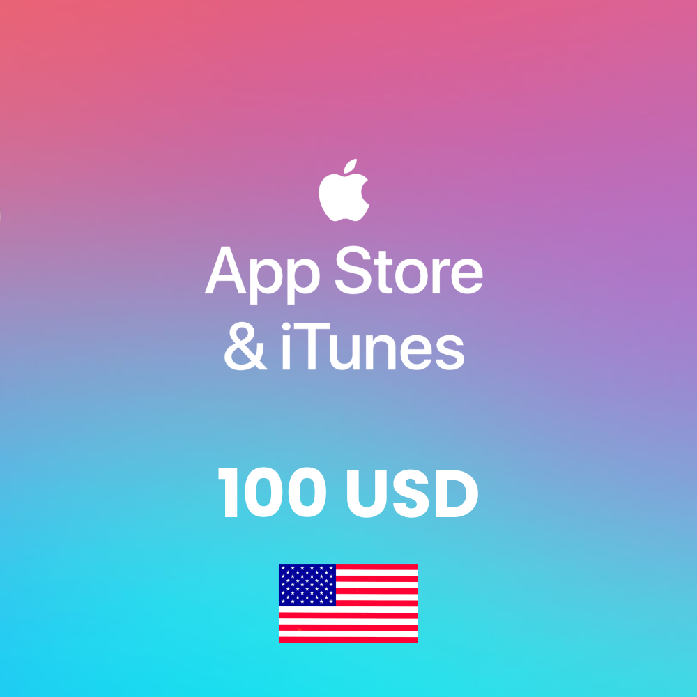 Apple itunes & App Store 100 USD Gift Card Apple Cover Image