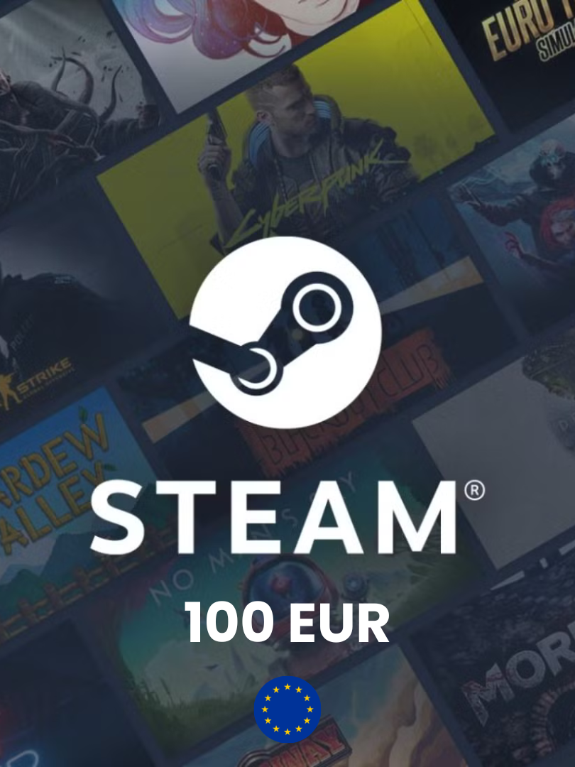 Steam Wallet 100 EUR EU Gift Card