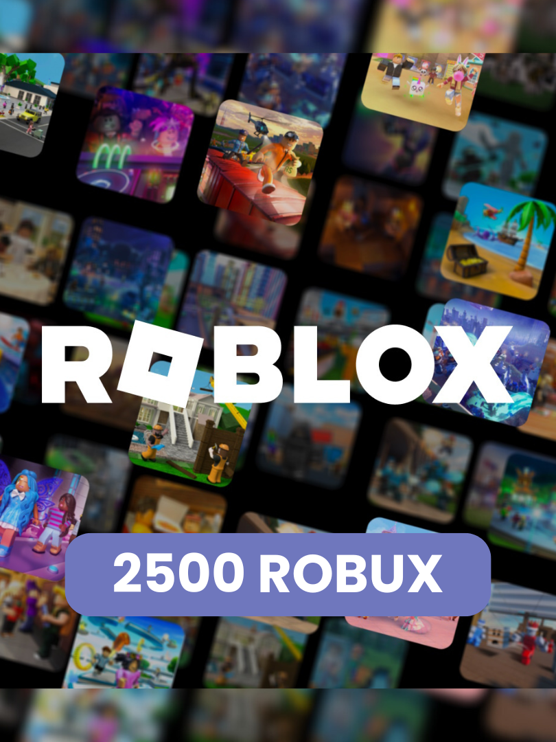 Roblox 2500 Robux Key