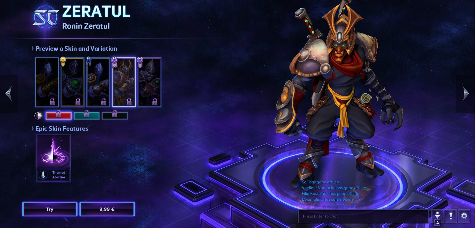 Heroes of the Storm - Ronin Zeratul DLC