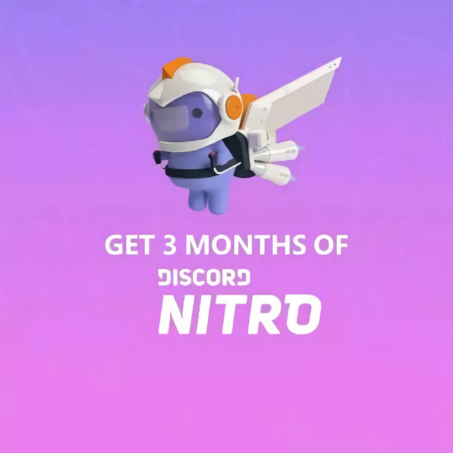 Discord Nitro 3 Months + 2 Nitro Boost