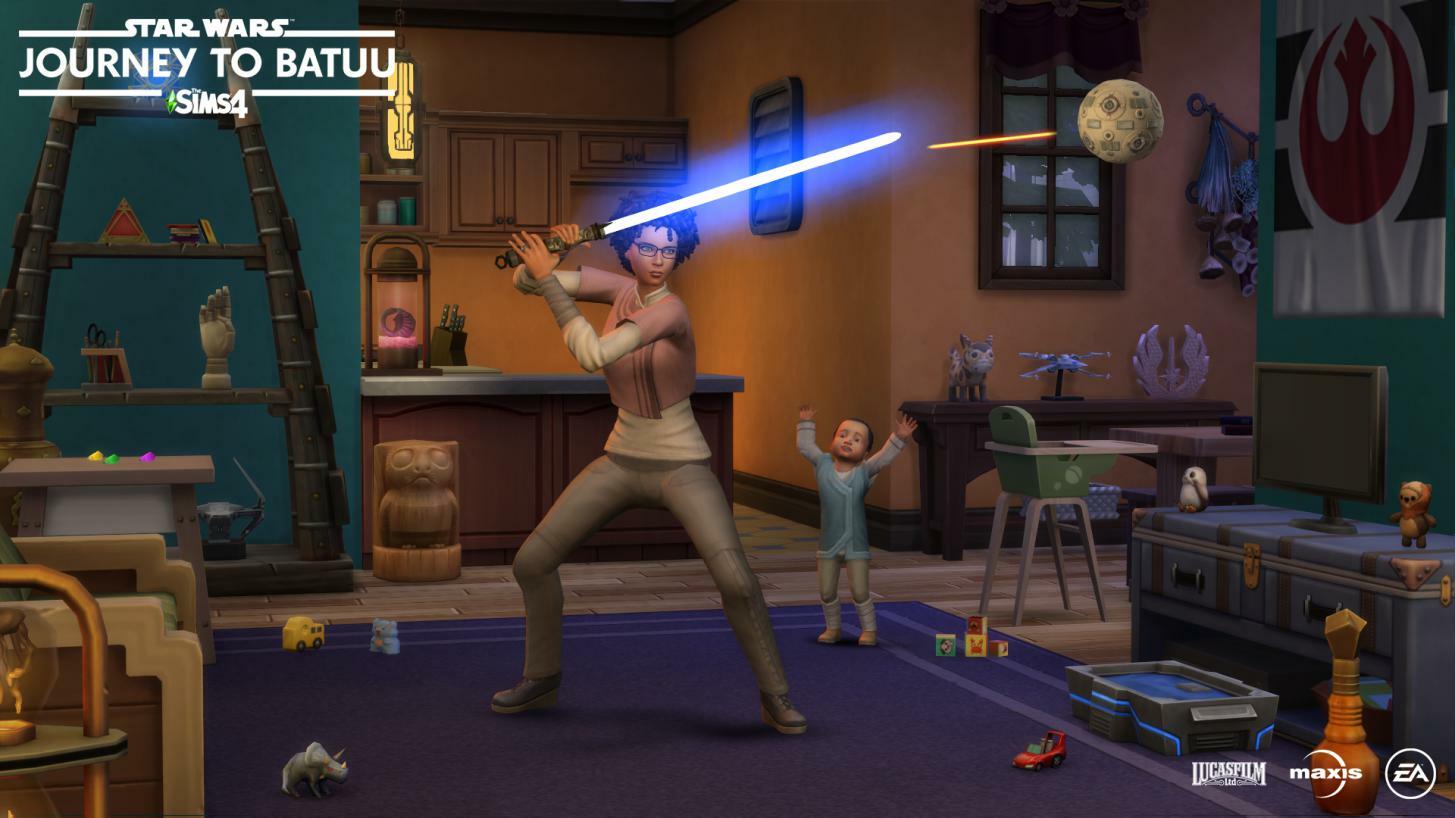 The Sims 4 Digital Deluxe + Star Wars Journey to Batuu Cover Image EA App