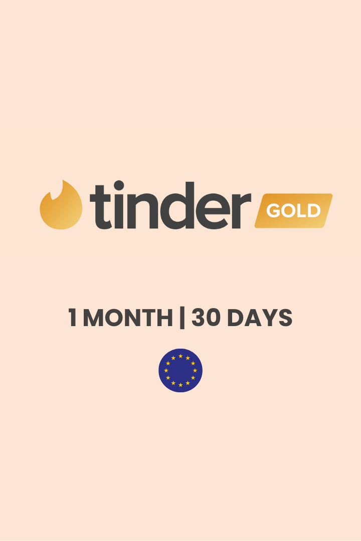 Tinder Gold 1 Month EU