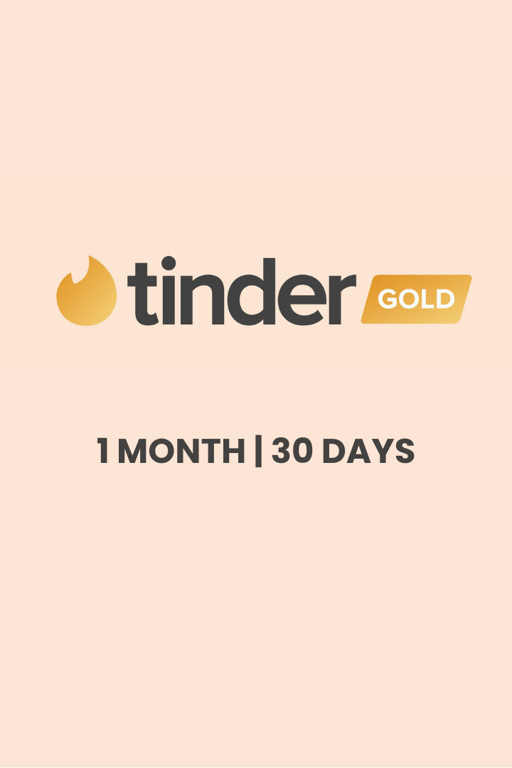 Tinder Gold 1 Month EG Gift Card Tinder Cover Image