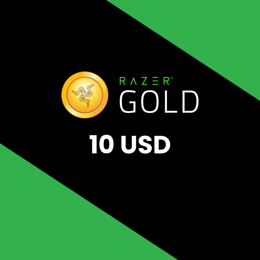 Razer Gold 10 USD Gift Card Razer Cover Image