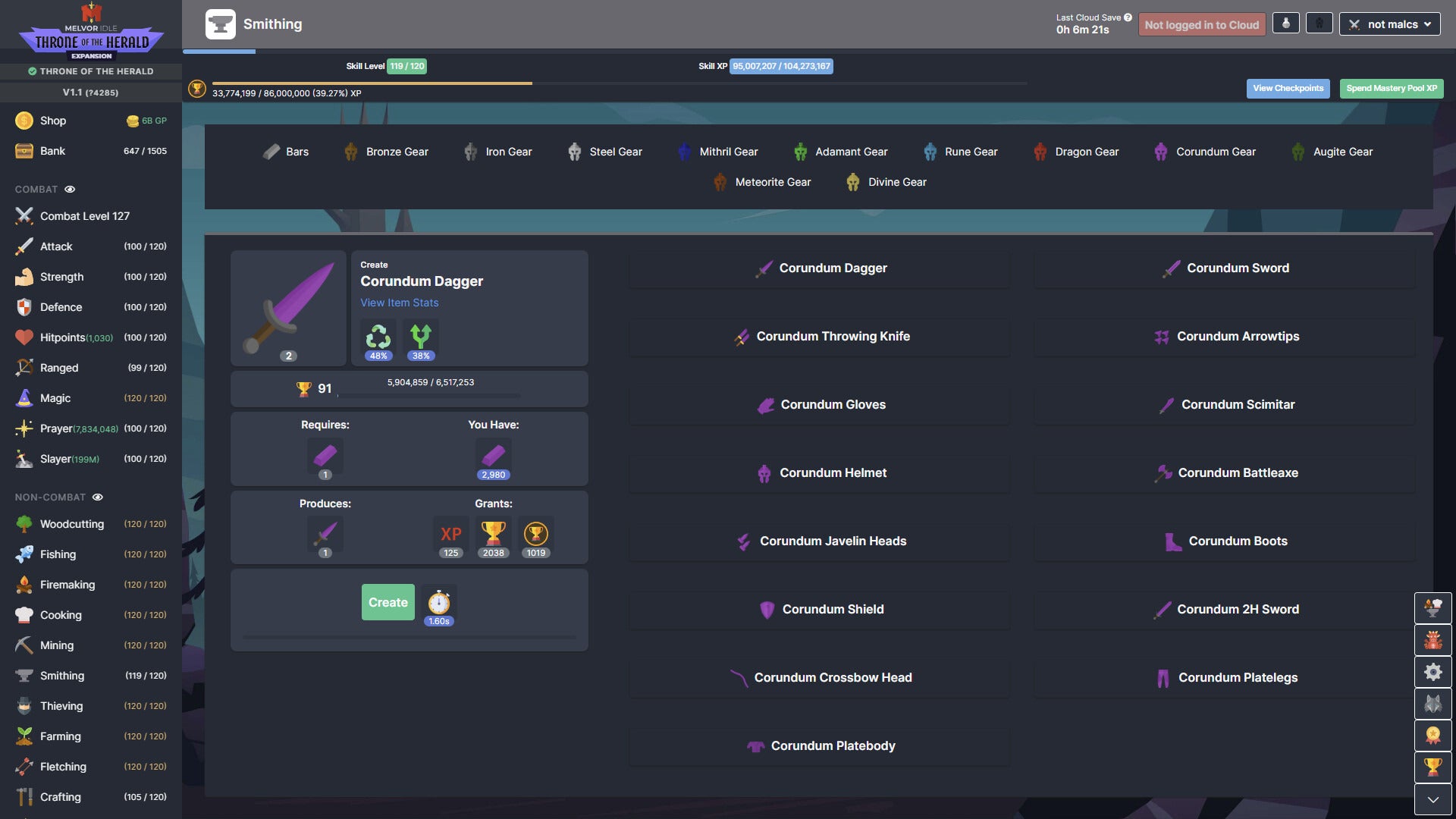 Melvor Idle: Throne of the Herald