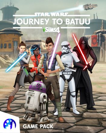 The Sims 4 - Star Wars: Journey to Batuu DLC Cover Image Xbox One / Xbox Series XS