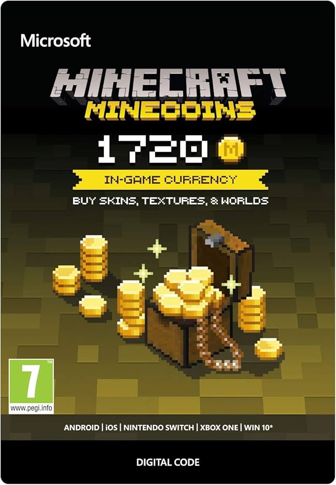 Minecraft Minecoins 1720 (Multi-Platform) Cover Image Android