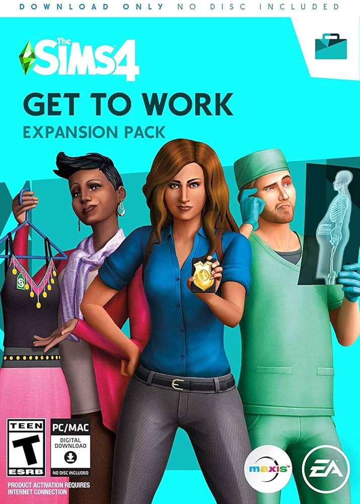 The Sims 4: Get to Work EU Xbox One / Xbox Series XS Cover Image