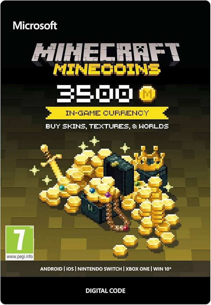 Minecraft Minecoins 3500 (Multi-Platform) Cover Image Android