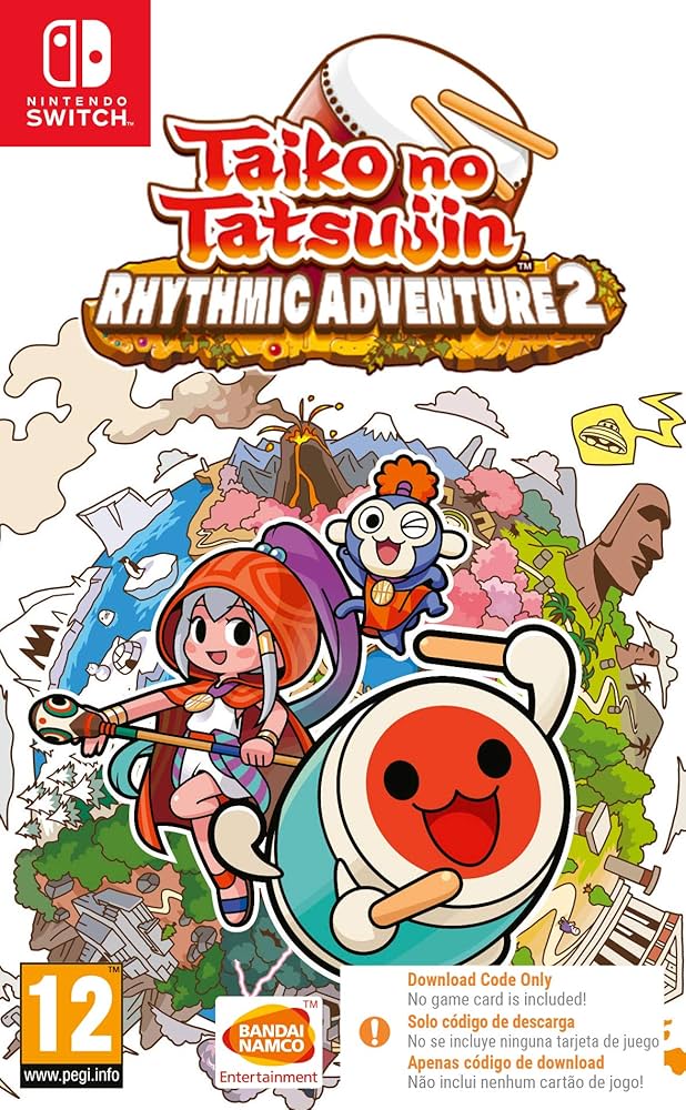 Taiko No Tatsujin Rhytmic Adventure 2 EU Nintendo Switch Cover Image