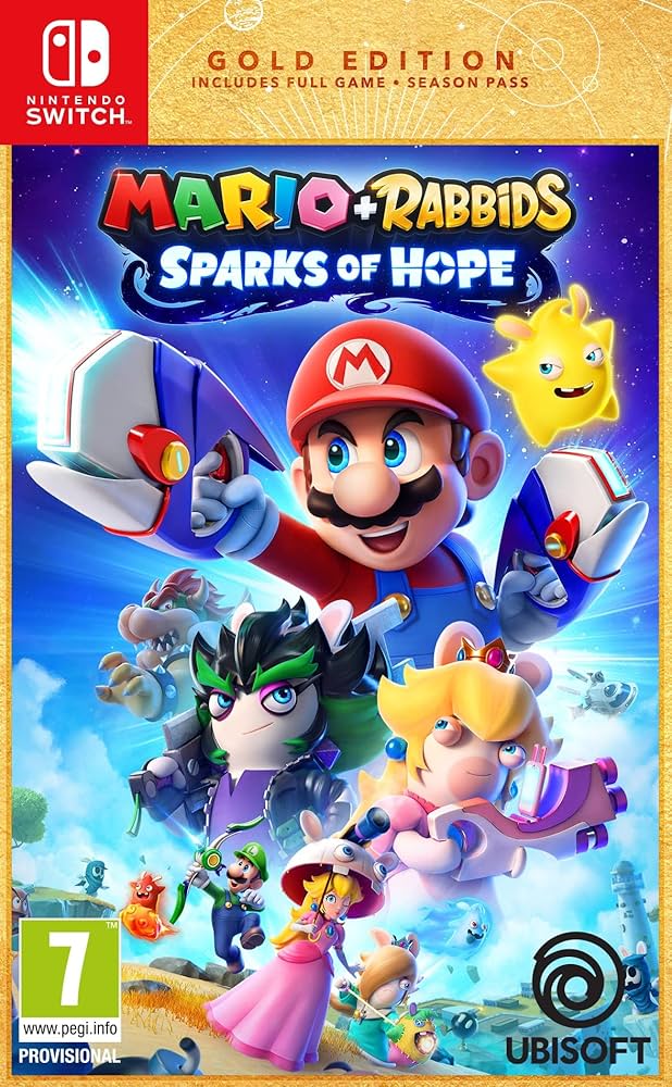 Mario & Rabbids Sparks of Hope Gold Edition EU Nintendo Switch Cover Image