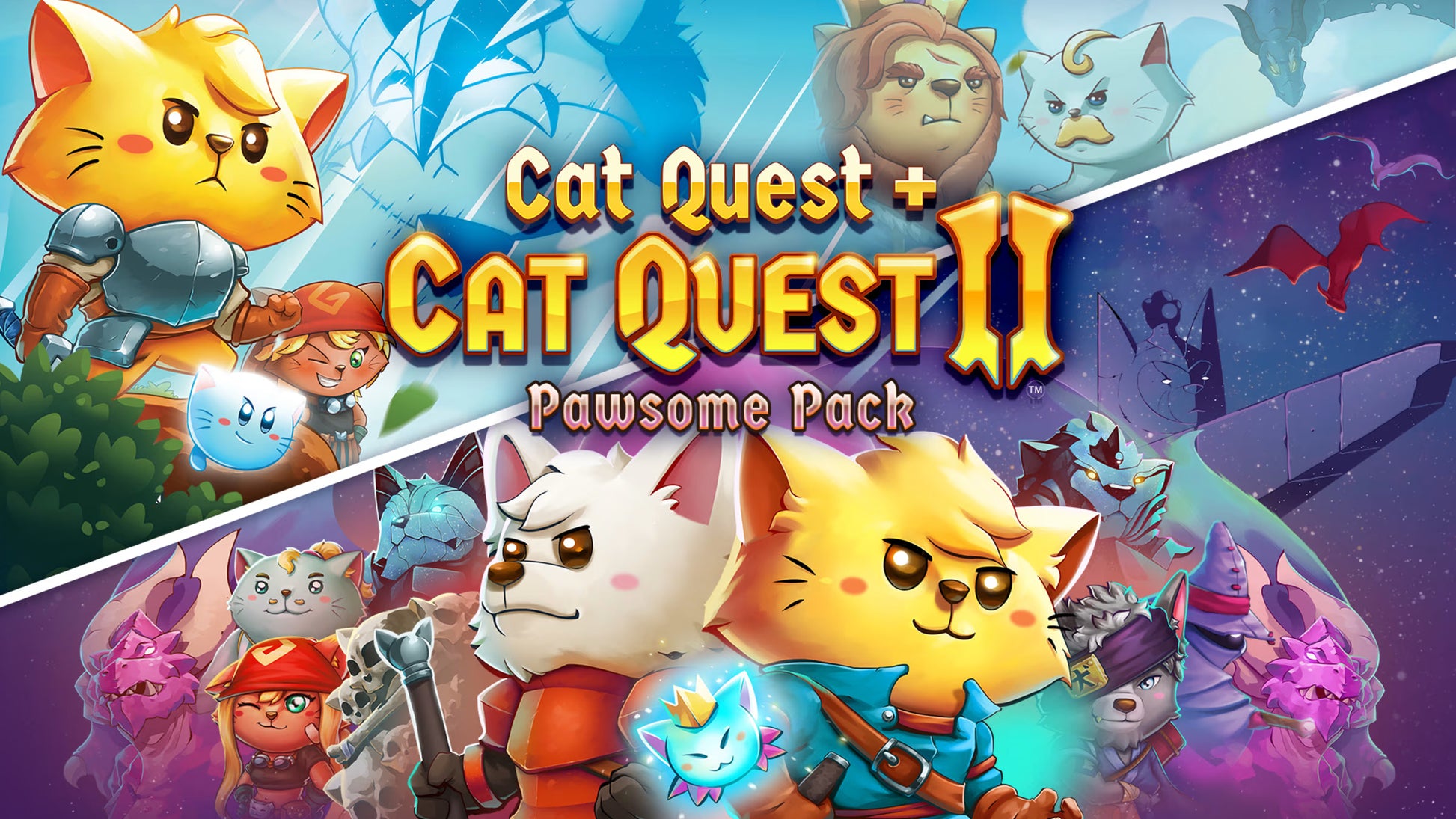 Cat Quest 1 & 2 Pawsome Pack EU Nintendo Switch Cover Image