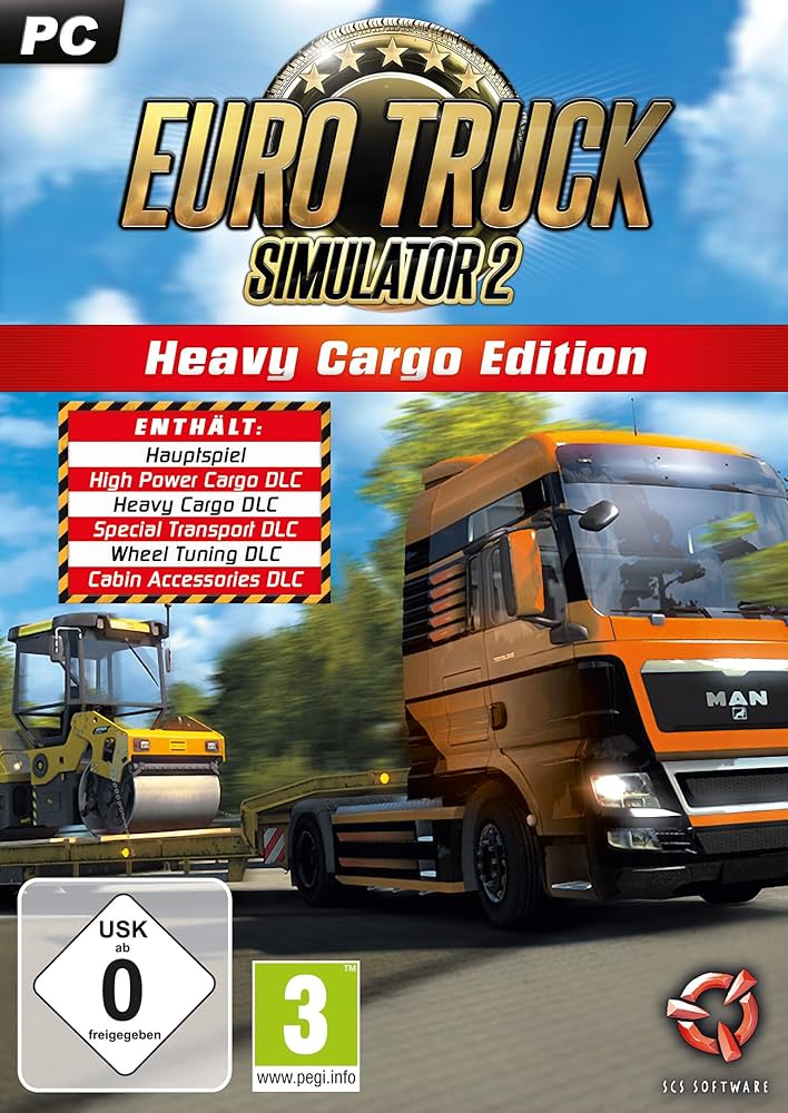 Euro Truck Simulator 2 Heavy Cargo Edition Steam Cover Image