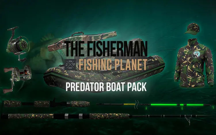 The Fisherman - Fishing Planet: Predator Boat Pack DLC Steam Cover Image