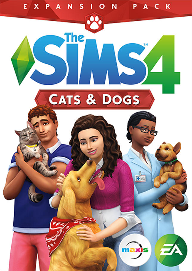 The Sims 4 - Cats & Dogs DLC Cover Image EA App