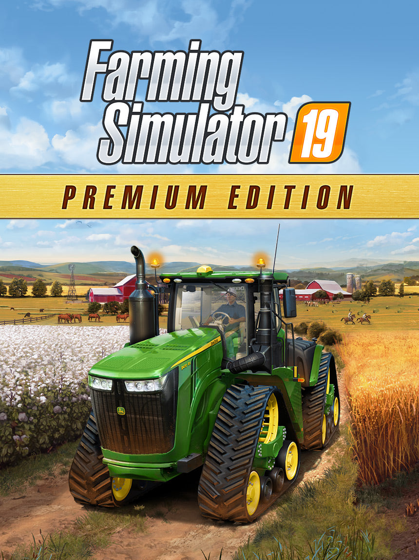 Farming Simulator 19 Premium Edition Base Game Steam Cover Image