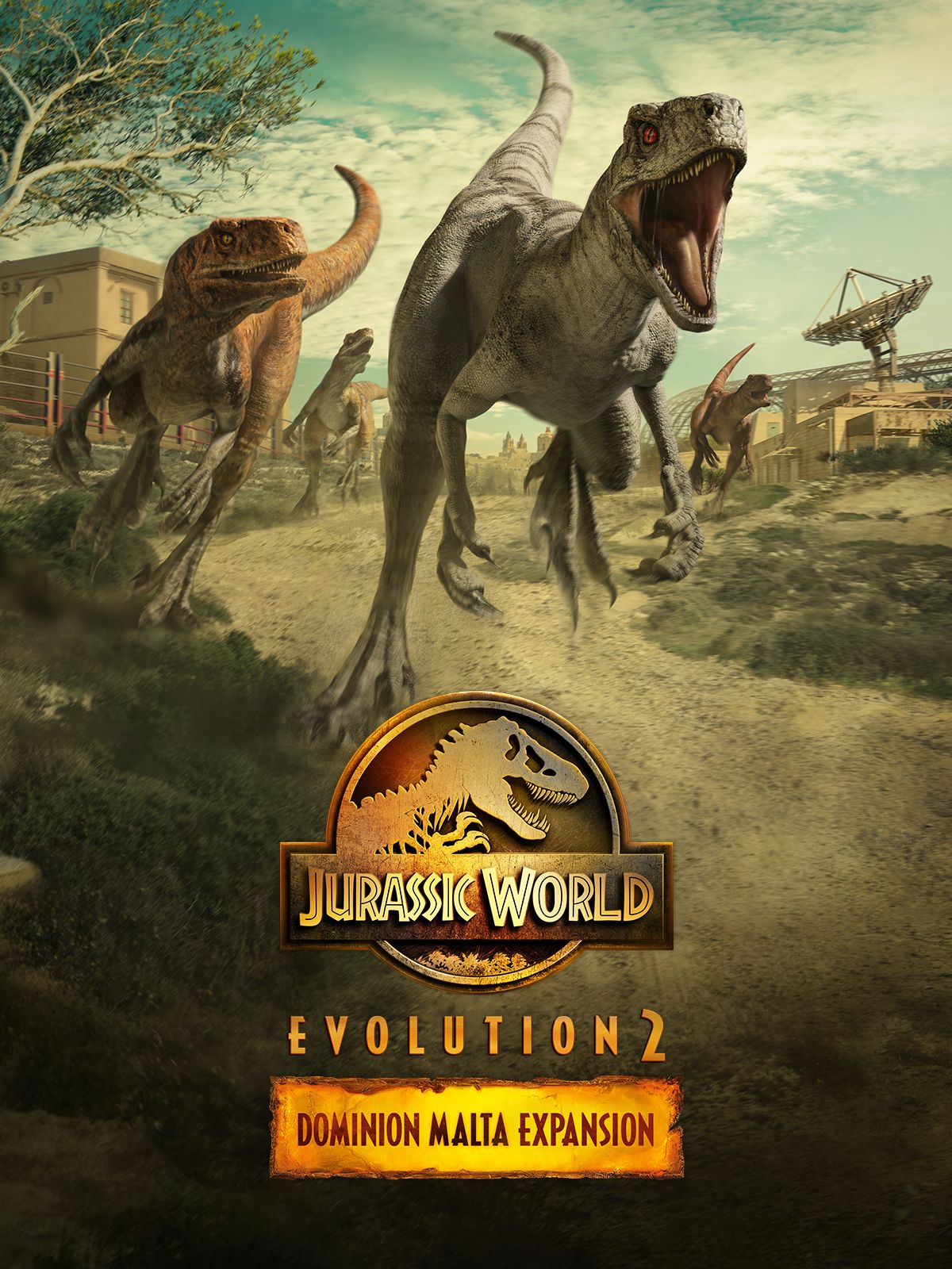 Jurassic World Evolution 2 - Dominion Malta Expansion DLC Steam Cover Image