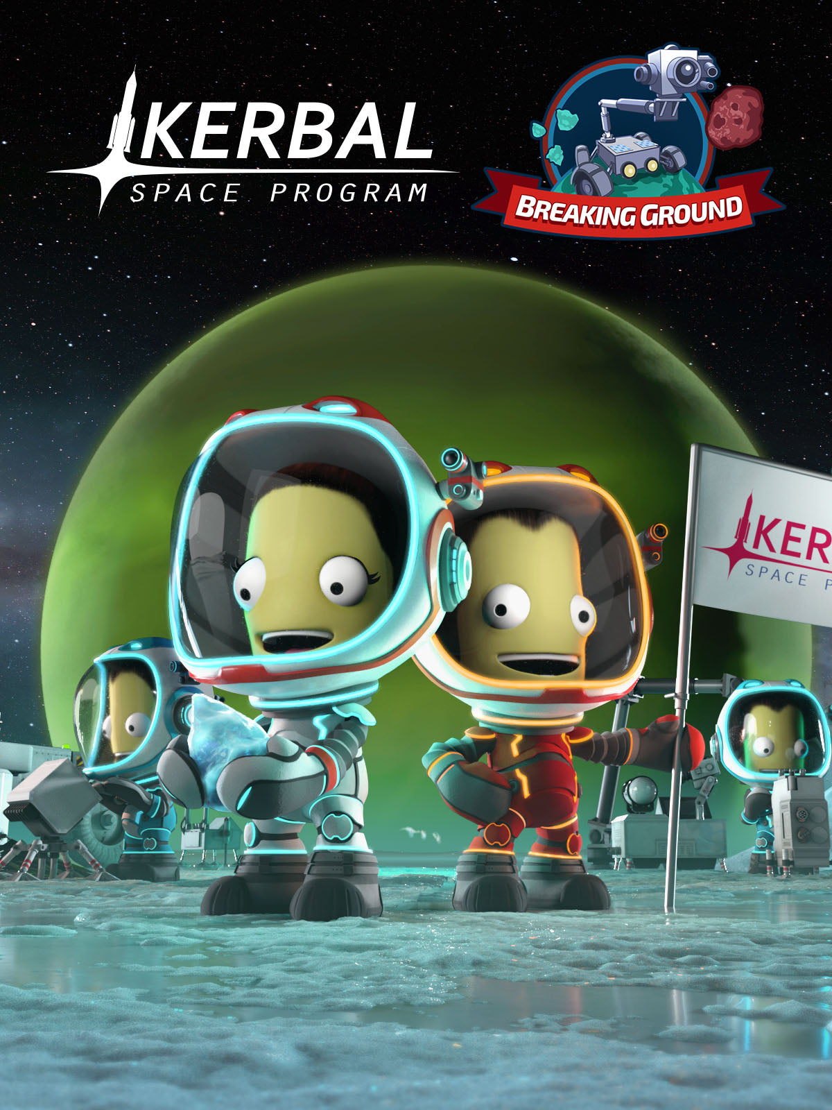 Kerbal Space Program: Breaking Ground DLC Cover Image Steam