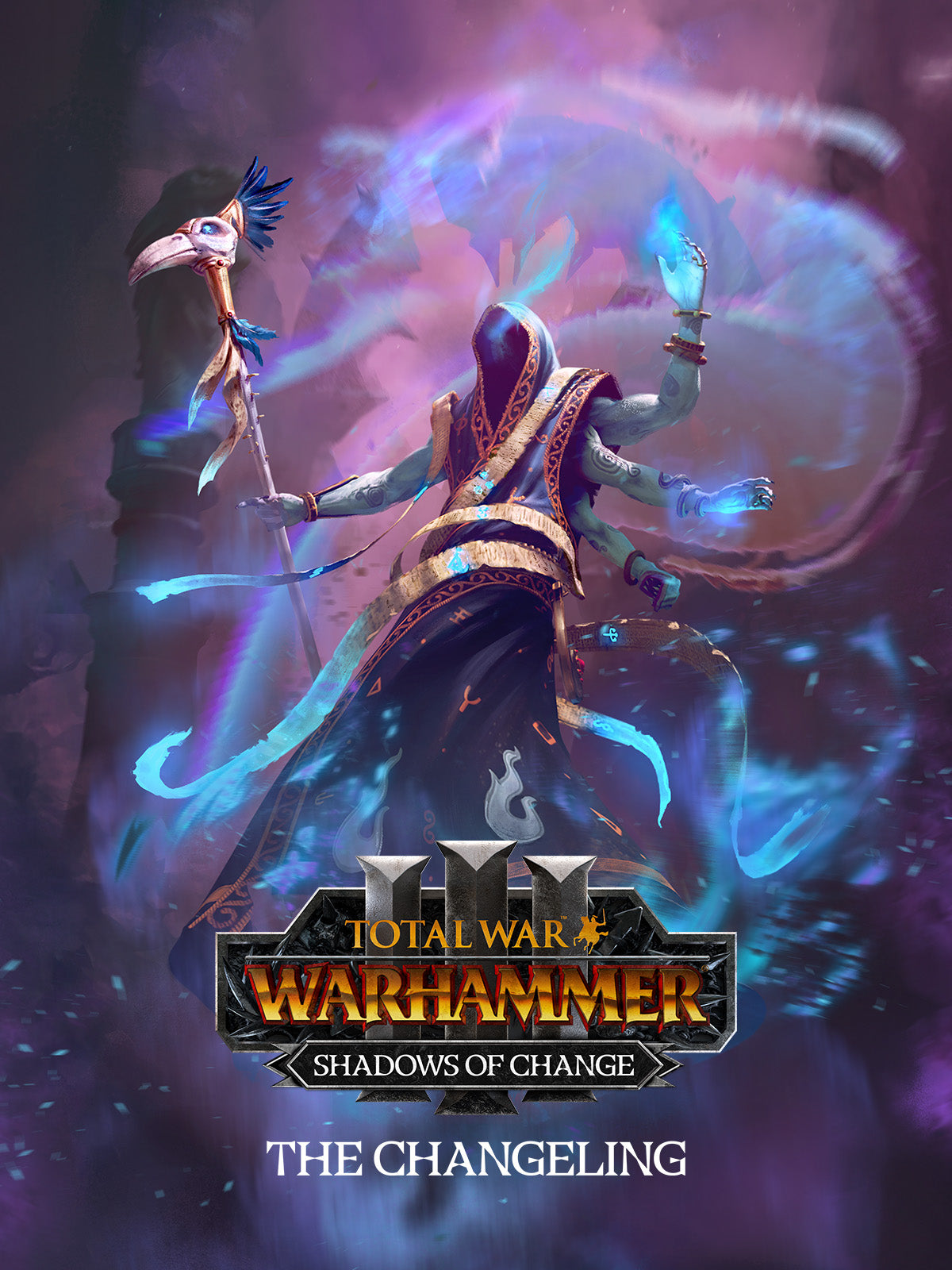Total War: Warhammer III - The Changeling – Shadows of Change DLC Cover Image Steam