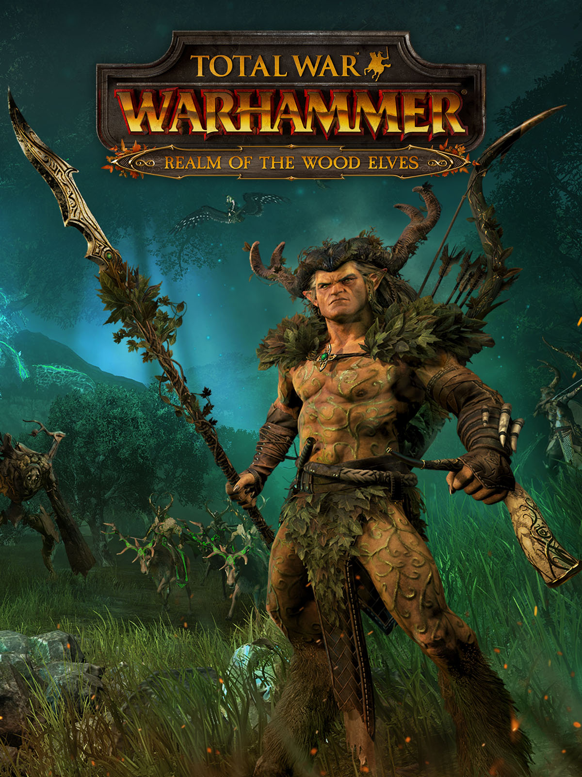 Total War Warhammer - Realm Of The Wood Elves DLC Cover Image Steam