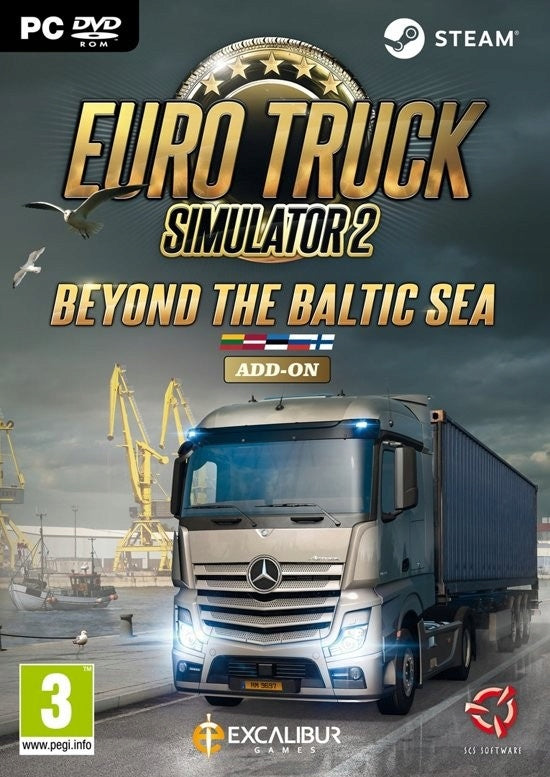 Euro Truck Simulator 2 - Beyond the Baltic Sea DLC Cover Image Steam