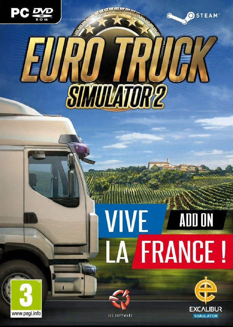 Euro Truck Simulator 2 - Vive La France ! DLC Cover Image Steam