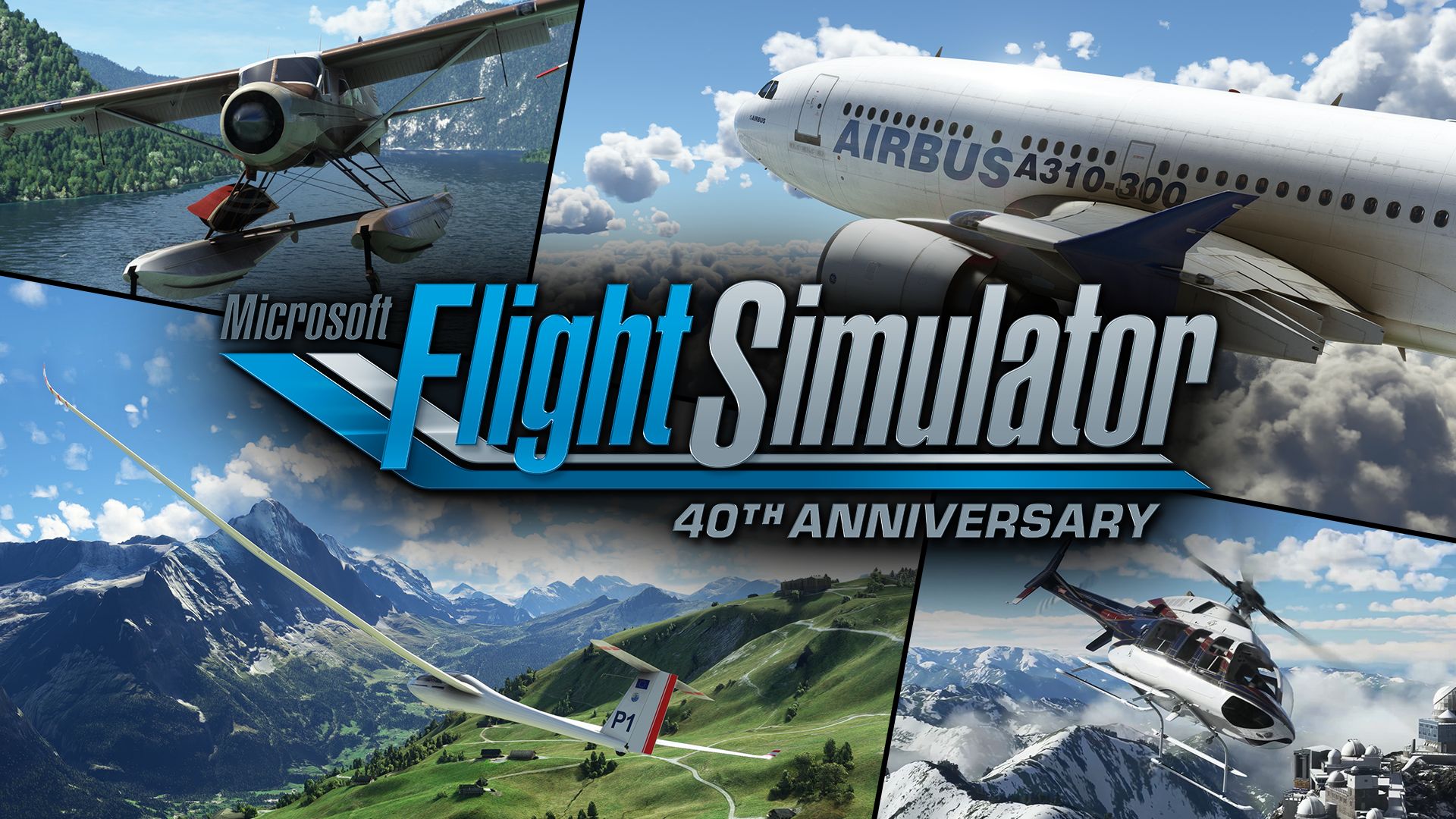 Microsoft Flight Simulator Standard 40th Anniversary Edition Cover Image Windows 10 / Xbox Series XS