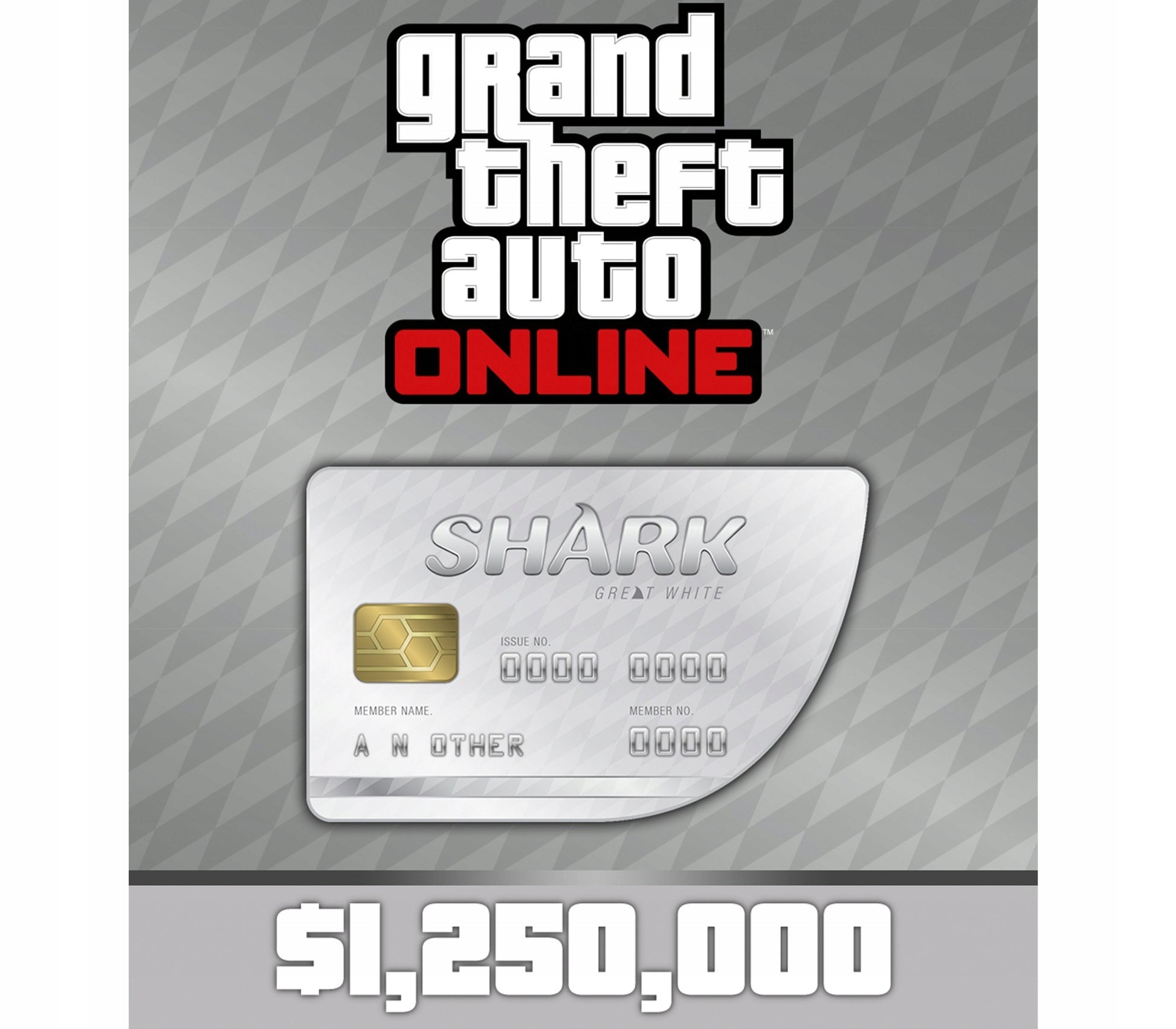 GTA V - Great White Shark Cash Card 1.25M DLC EU