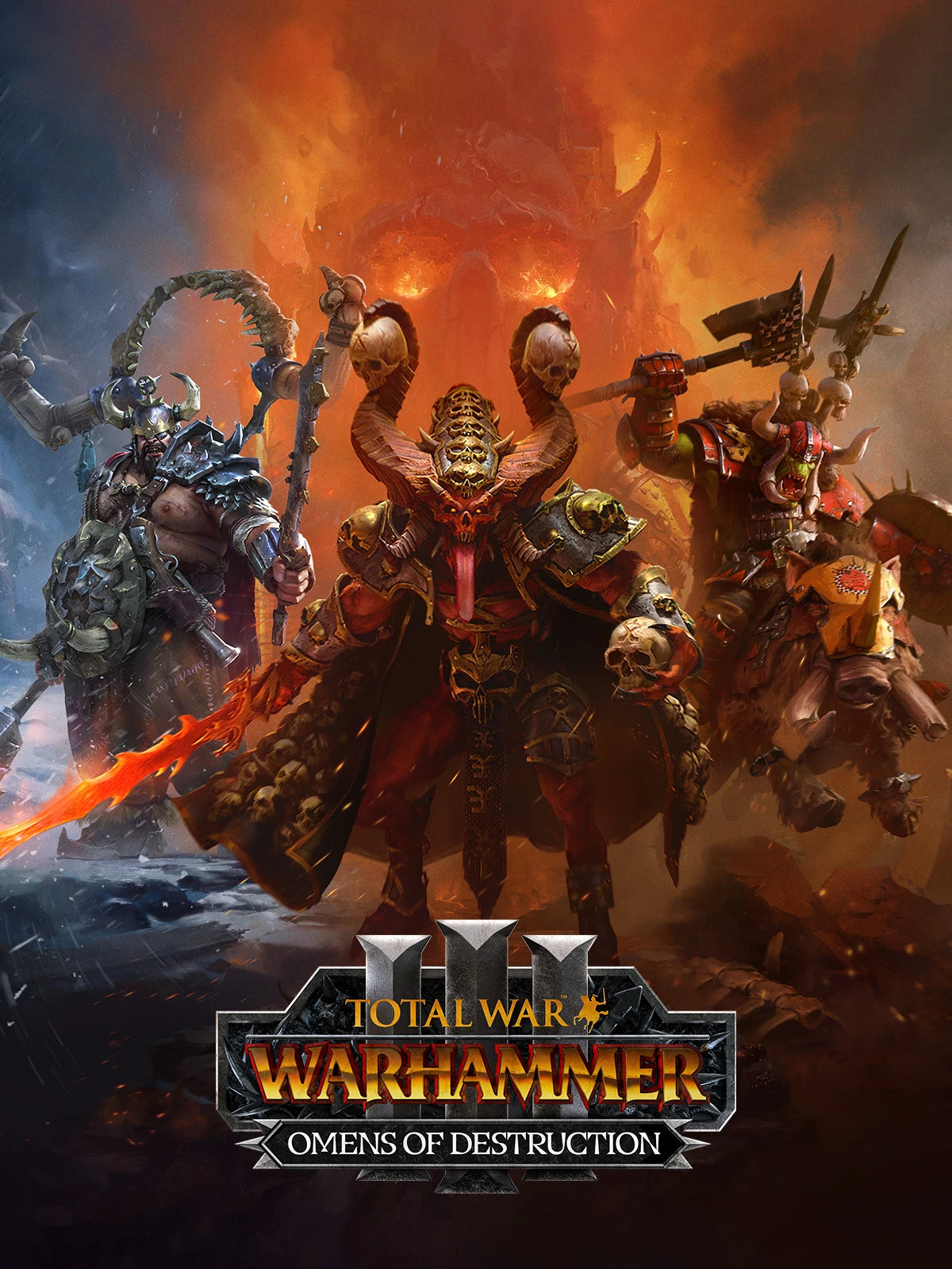 Total War: Warhammer III – Omens of Destruction Cover Image Steam