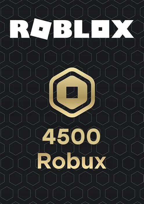 Roblox 4500 Robux Key