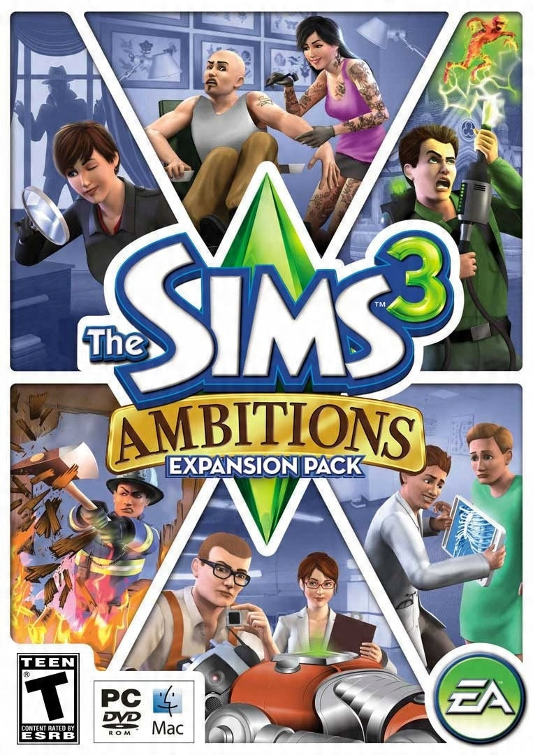 The Sims 3 - Ambitions DLC Cover Image EA App