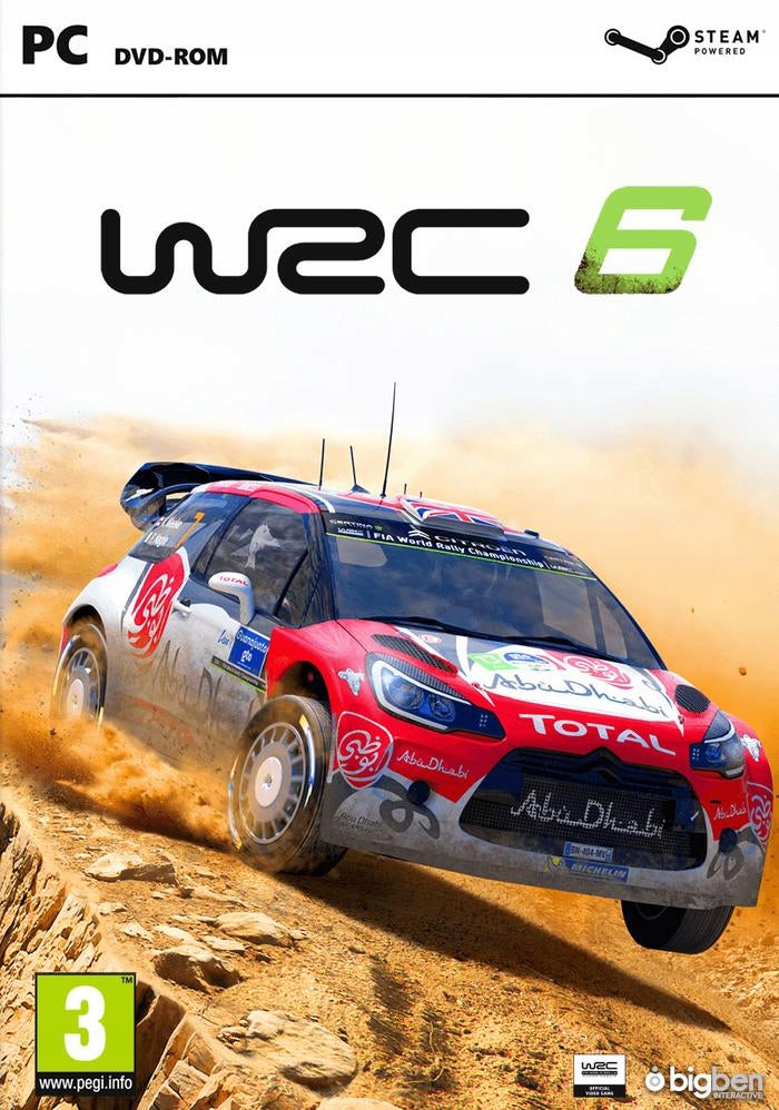 WRC 6 World Rally Championship Base Game Steam Cover Image