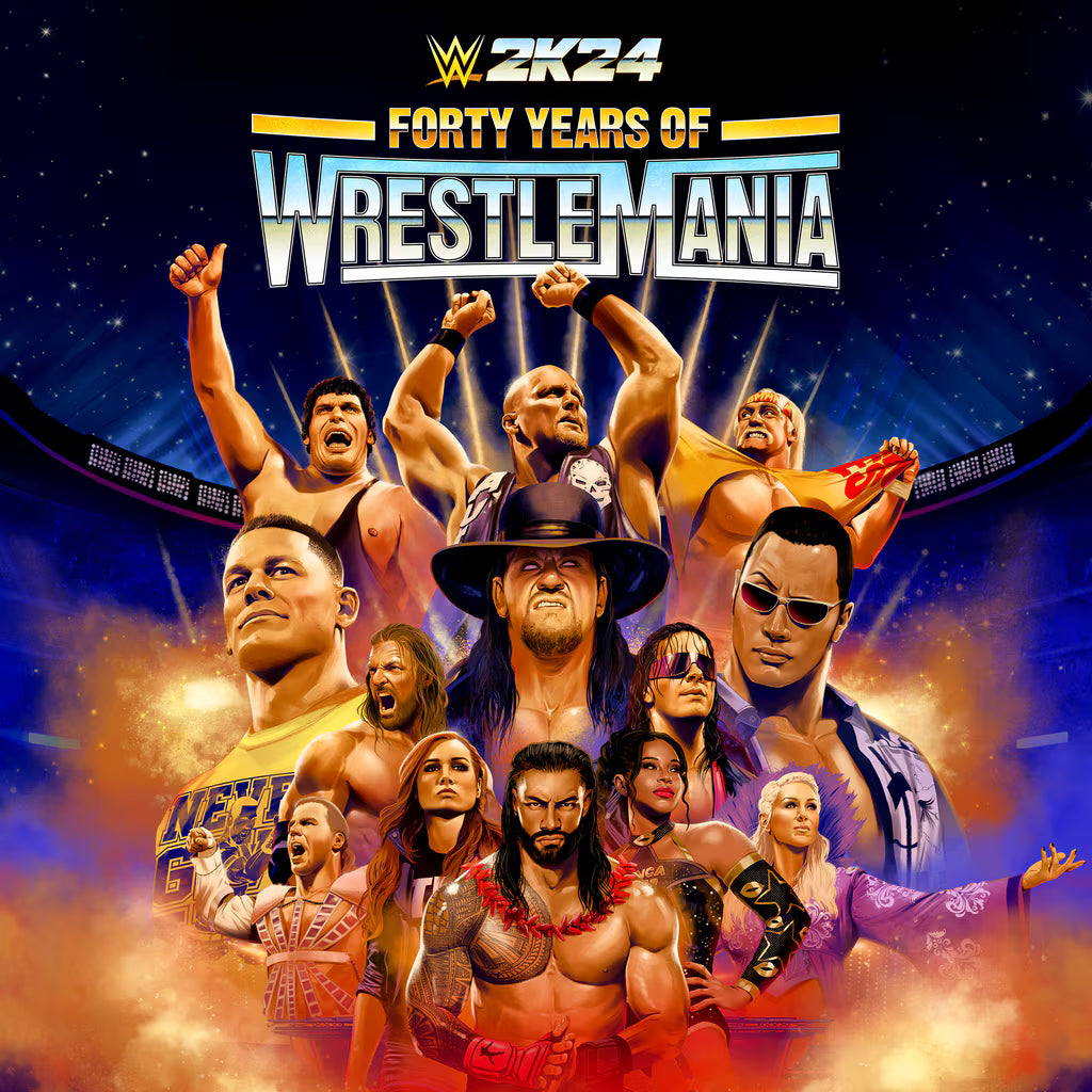 WWE 2K24 40 Years of Wrestlemania EU Steam Cover Image