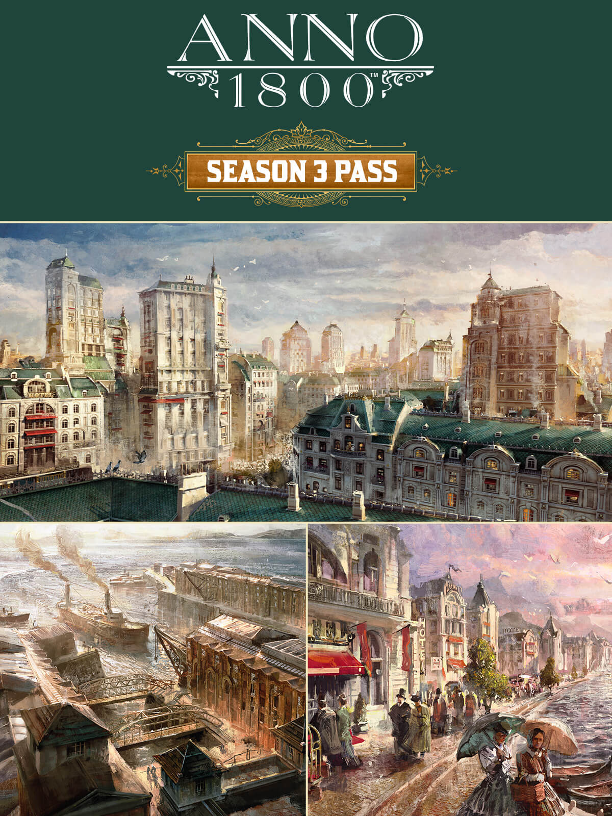 Anno 1800 - Season Pass 3 DLC Cover Image Ubisoft Connect