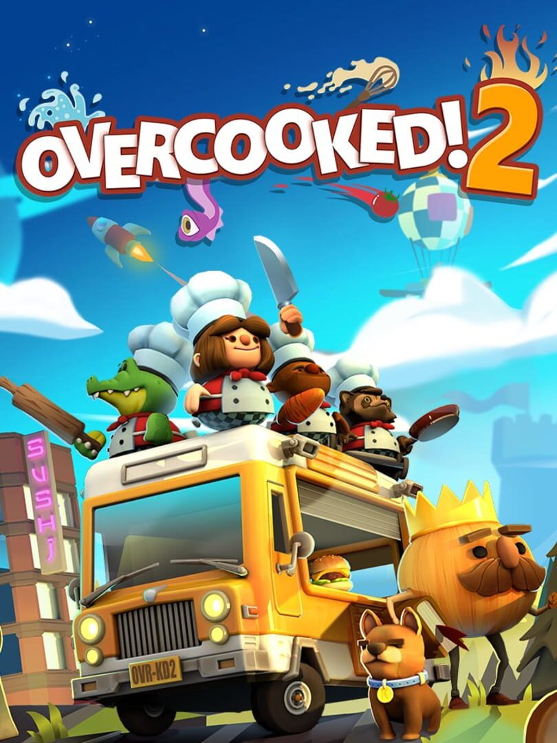 Overcooked 2 Cover Image Nintendo Switch