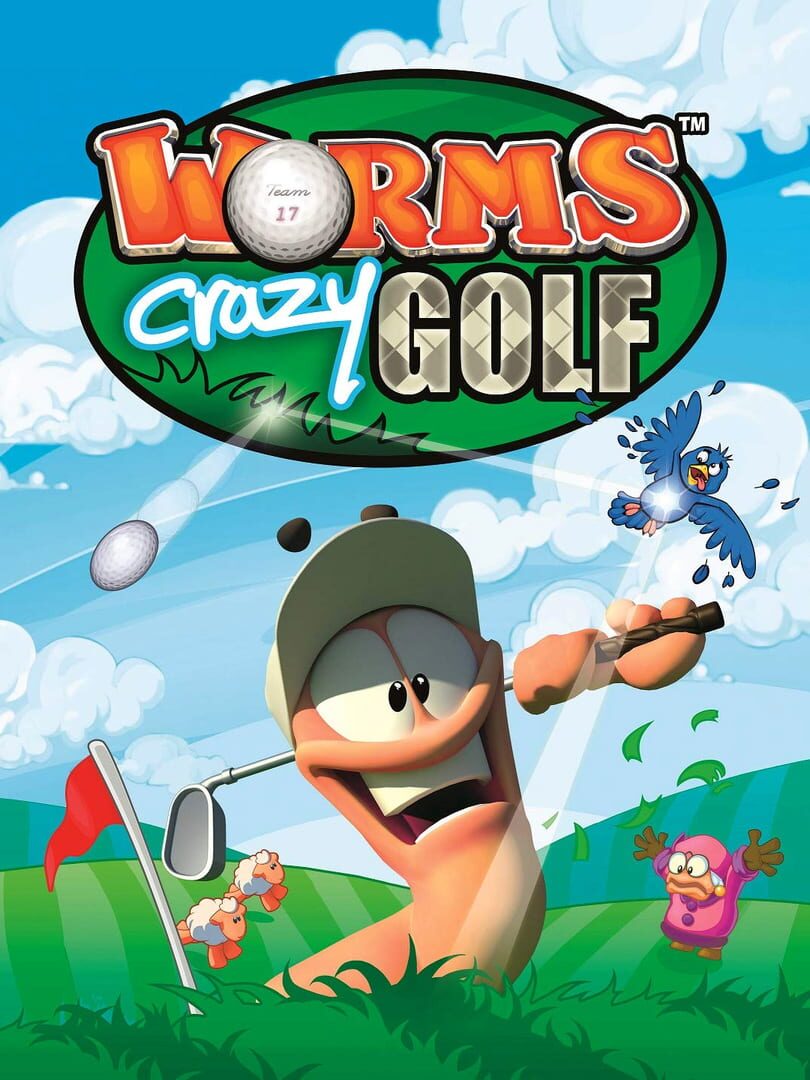 Worms Crazy Golf Base Game Steam Cover Image