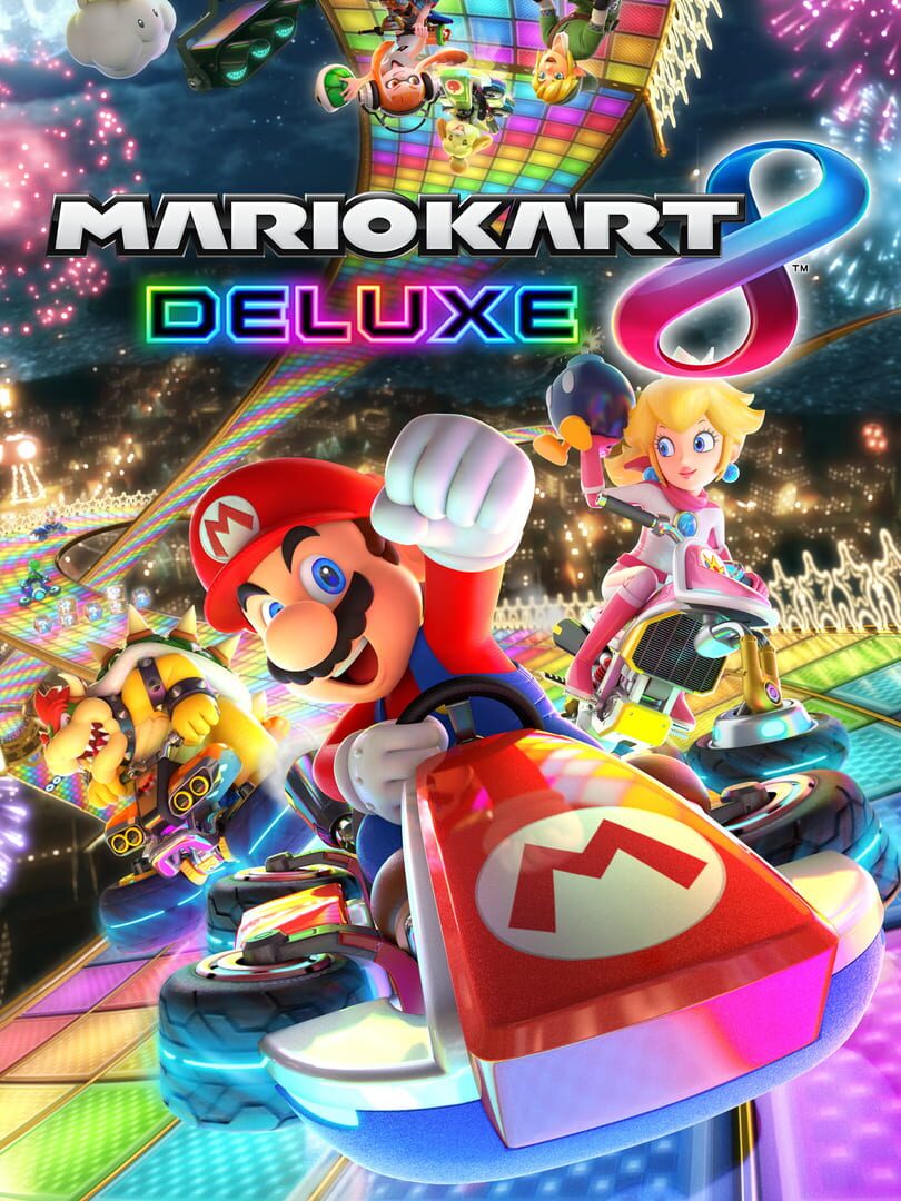 Mario Kart 8 Deluxe US Cover Image Nintendo Switch