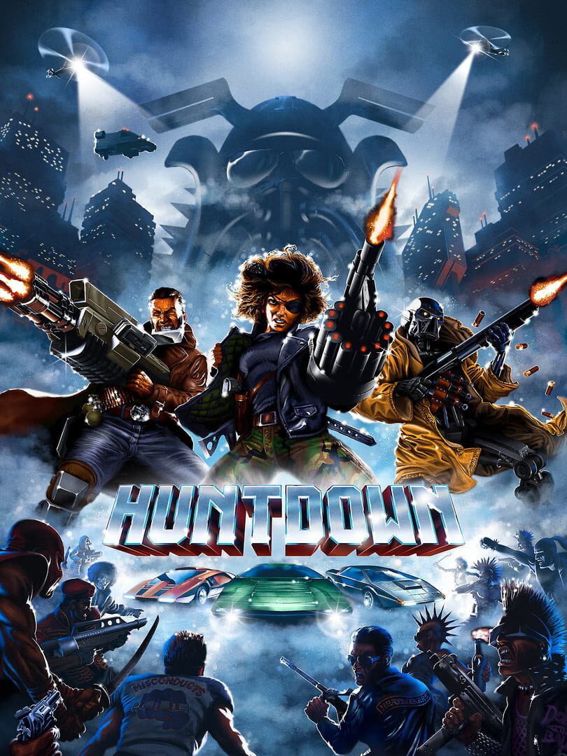 Huntdown EU Xbox One / Xbox Series XS Cover Image