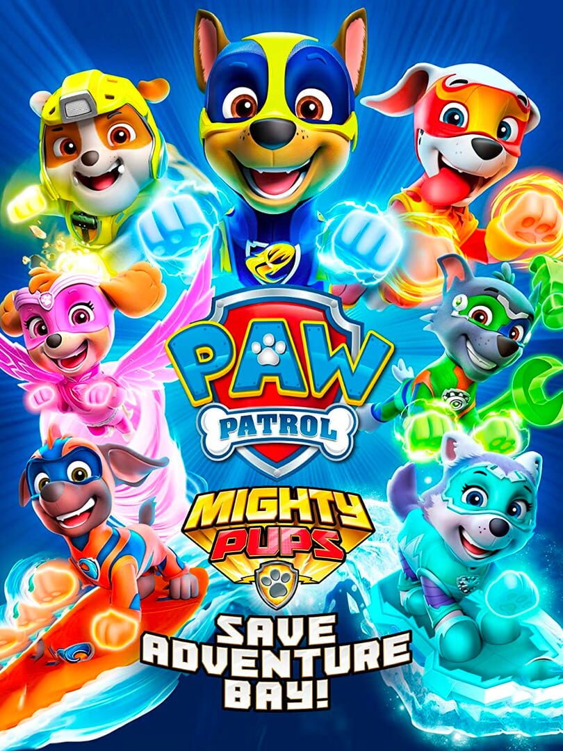 Paw Patrol Mighty Pups Save Adventure Bay Cover Image Nintendo Switch