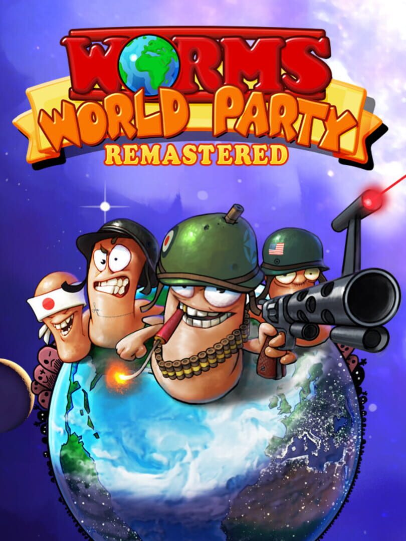 Worms World Party Remastered Base Game Steam Cover Image