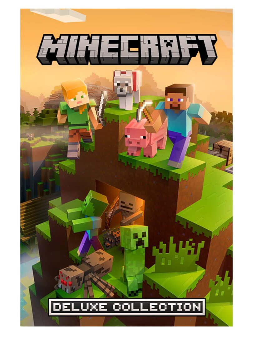 Minecraft Deluxe Collection Cover Image Xbox One / Xbox Series XS