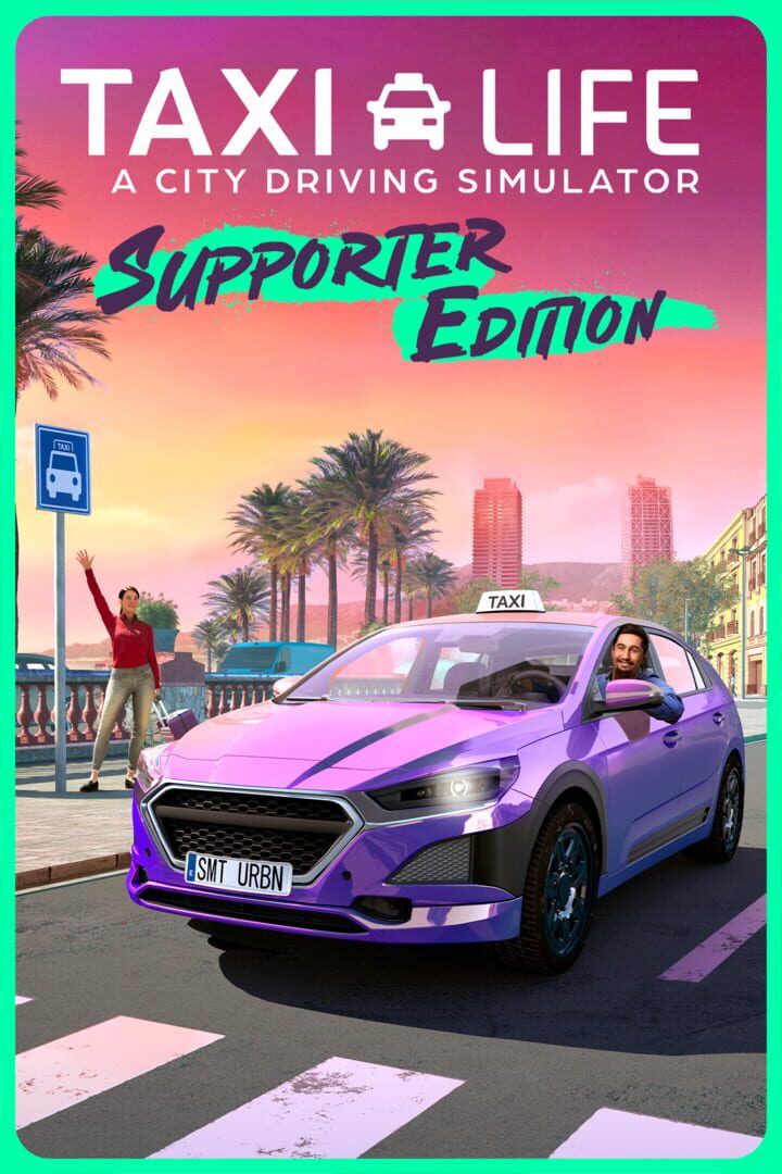 Taxi Life: A City Driving Simulator Supporter Edition Cover Image Steam