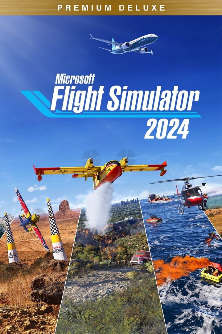 Microsoft Flight Simulator 2024 Premium Deluxe Edition Cover Image Windows 10 / Xbox Series XS