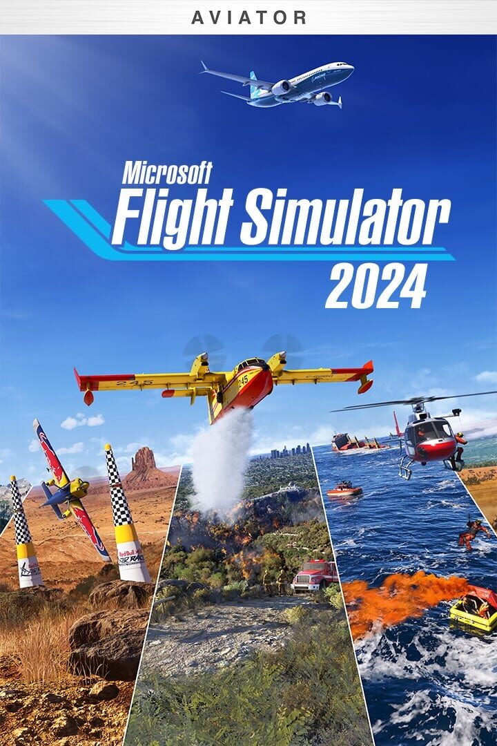 Microsoft Flight Simulator 2024 Aviator Edition Cover Image Windows 10 / Xbox Series XS