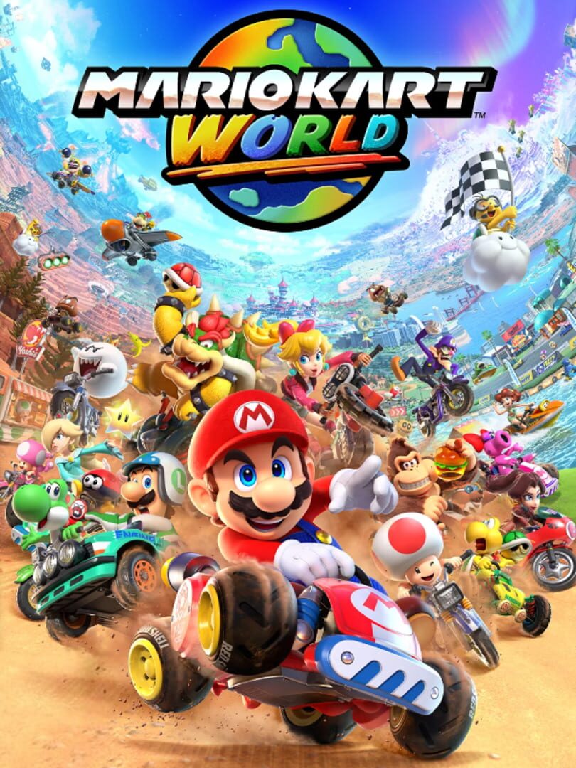 Mario Kart World Cover Image Nintendo Switch 2