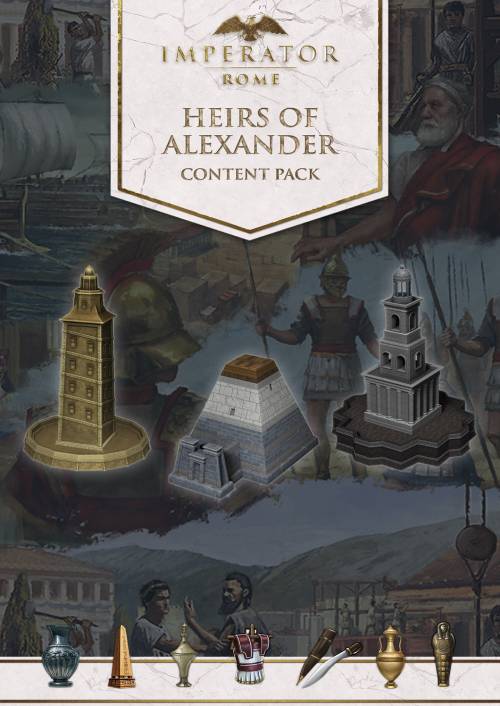 Imperator: Rome Heirs of Alexander Content Pack DLC Cover Image Steam